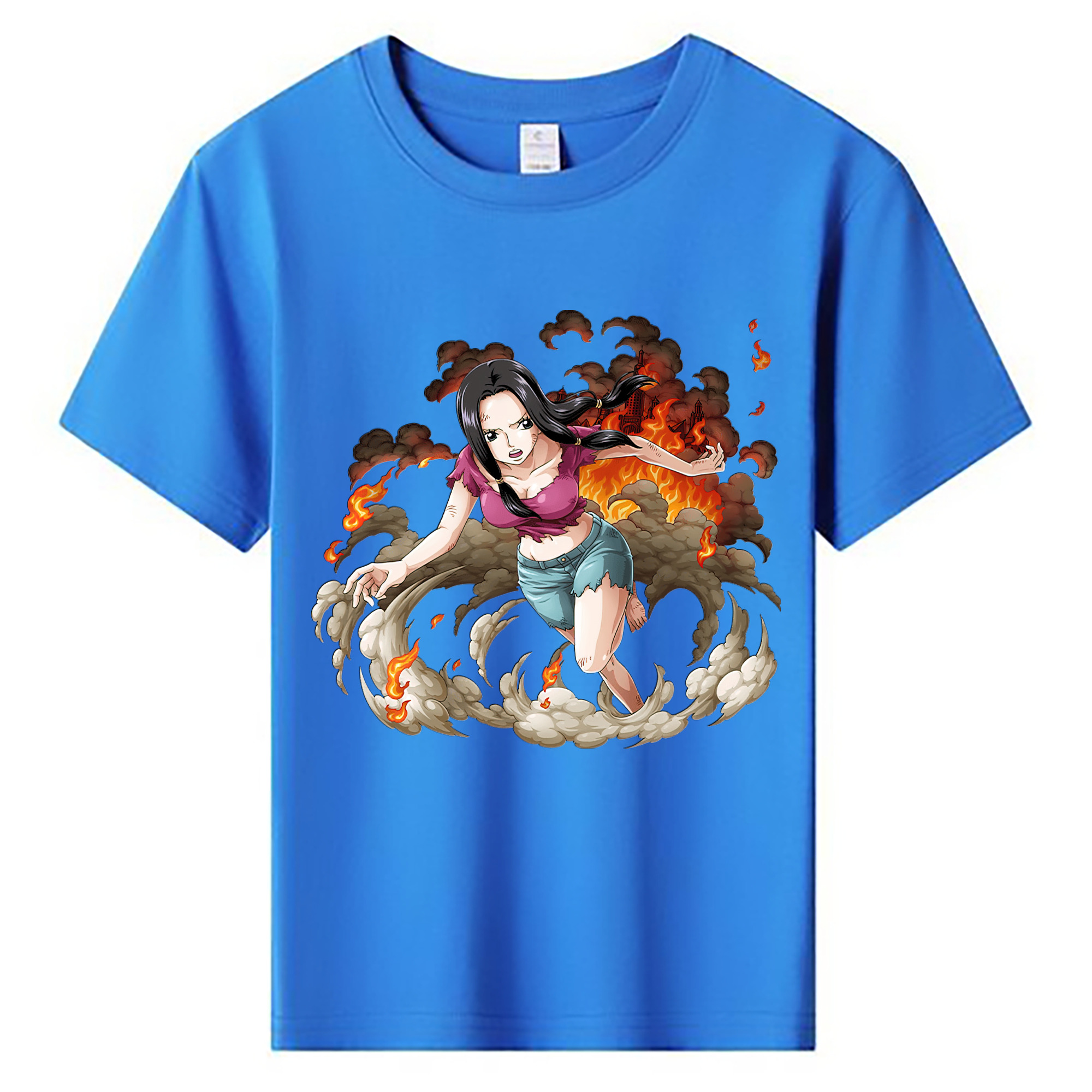 ワンピース ニコ・ロビン ONE PIECE Nico Robin 綿100％キッズTシャツ（フロントプリント）
